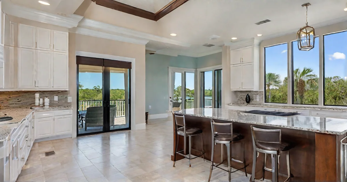 Pinellas County aerial map showing population density clusters