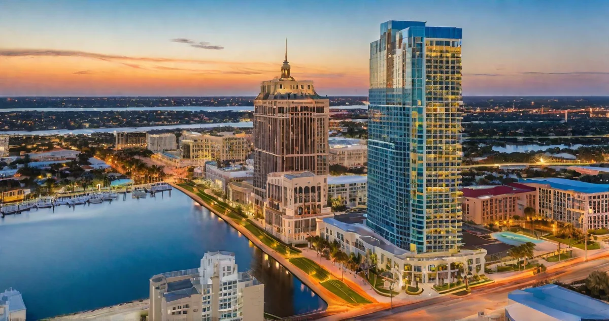St. Petersburg downtown skyline showing real estate market recovery