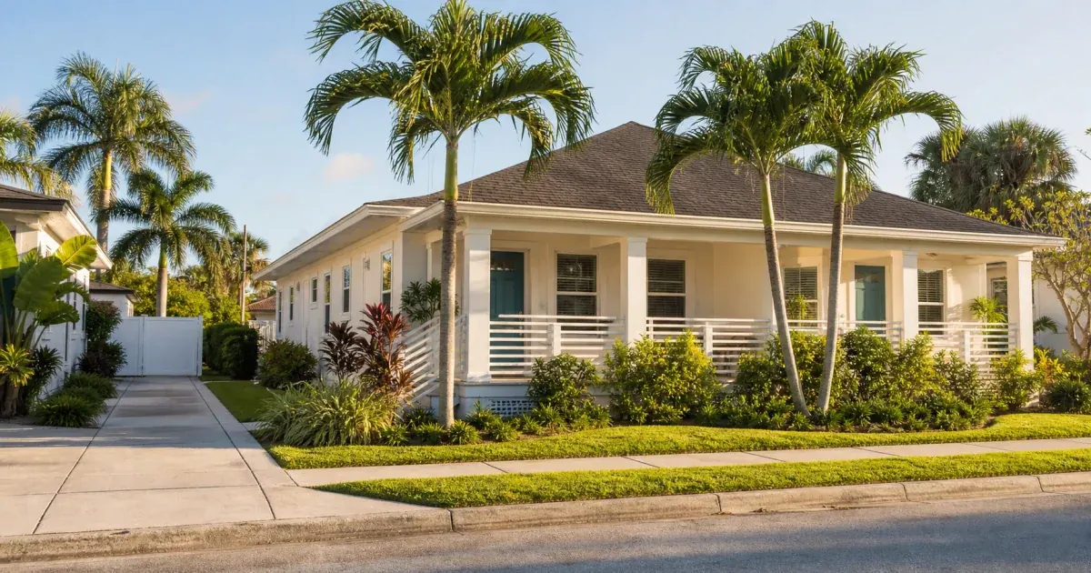 Pinellas County furnished rental exterior for STR zoning and address-level review