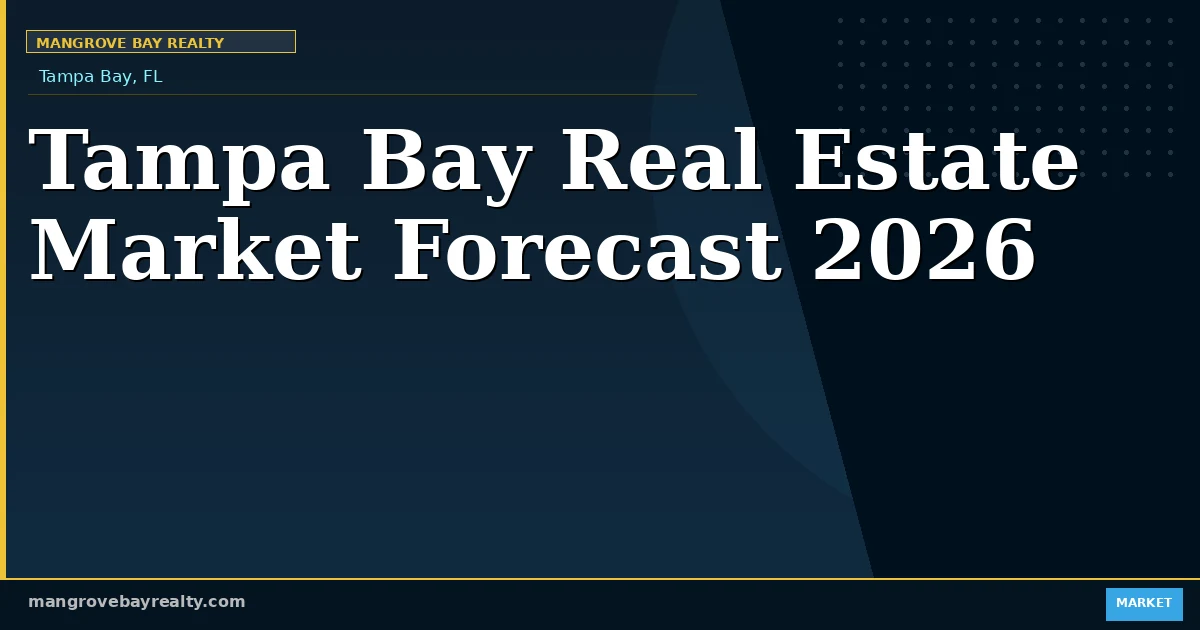 Tampa Bay Real Estate Market Forecast 2026 — Mangrove Bay Realty, Tampa Bay, FL
