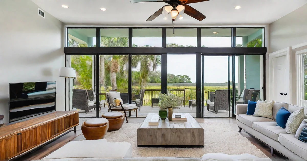 Modern Tampa Bay rental interior